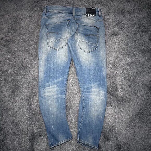 G-STAR Jeans Womens 30 (33x27) Blue Denim Arc 3D Kate Tapered - Picture 9 of 15